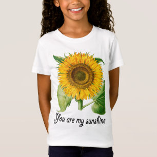 T-Shirt Vous êtes mon tournesol de dessus de tee - shirt