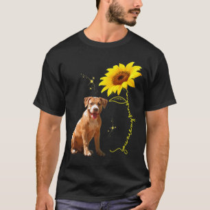T-shirt Vous Êtes Mon Tournesol Tournesol Pitbull Lover