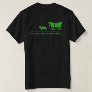 T-shirt Vous êtes mort de la diversité T shirt