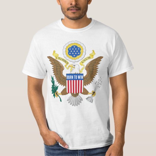 T-shirt Vous êtes né pour gagner. (Devant)