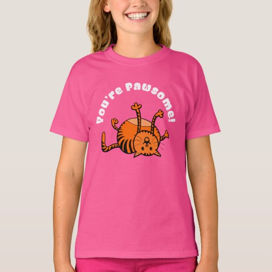 T-shirt Vous êtes Pawsome (Devant)