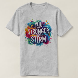 T-shirt Vous êtes plus forts que la tempête Vibes Positive