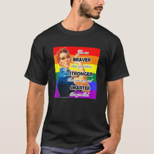T-shirt Vous Êtes Plus Intelligent Que Vous Ne Pensez Lgb