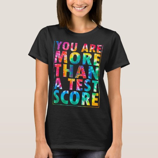 T-shirt Vous êtes plus qu'un test Score Motivational Test (Devant)