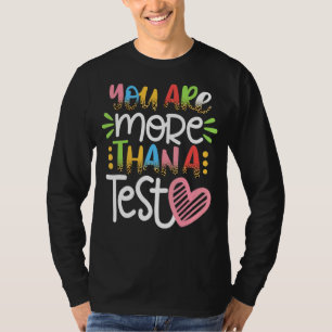 T-shirt Vous Êtes Plus Qu'Un Test Score Test Day Leopard