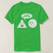 T-shirt Vous êtes Pointless Geometry Math Geek Idée cadeau (Design devant)