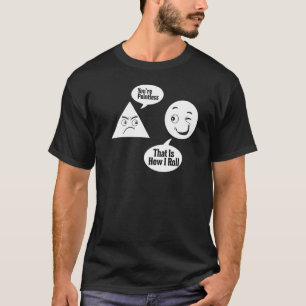T-shirt Vous Êtes Sans Point Triangle Cercle Funny Math Te