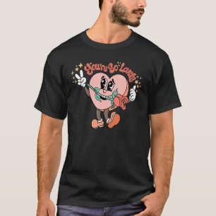 T-shirt Vous êtes si Lovely Hearts Rose Super Happy Valent