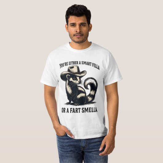 T-shirt Vous êtes soit une Fella intelligente, soit une Fa (Devant entier)
