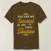 T-shirt vous êtes soleil mon seul soleil Sunflower Premiu (Design devant)