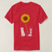 T-shirt Vous Êtes Sunflower My Sunshine Cute Carlin Chien  (Design devant)