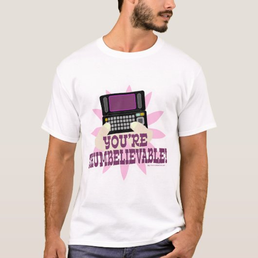 T-shirt Vous êtes Thumbelivable ! (Devant)