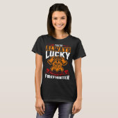 T-shirt Vous êtes toujours chanceux quand vous êtes avec u (Devant entier)