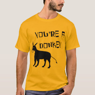T-shirt Vous êtes un âne