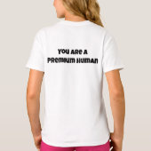 T-shirt Vous êtes un humain premium (Dos)