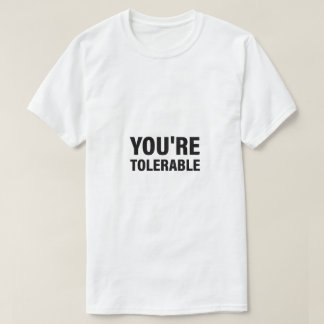 T-shirt Vous êtes un texte tolérable