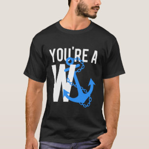 T-shirt Vous Êtes Un Wanker