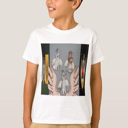 T-shirt vous faire viser comme chat et ange (Devant)