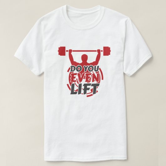 T-shirt Vous faites même de la musculation (Design devant)