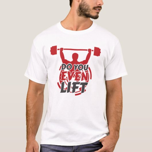 T-shirt Vous faites même de la musculation (Devant)