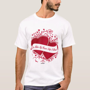 T-shirt Vous faites mon coeur sauter un battement ! Coeurs