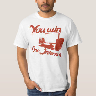 T-shirt Vous gagnez un Internets