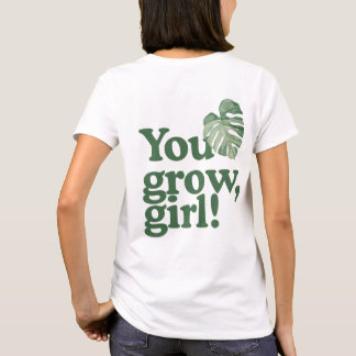 T-shirt Vous grandissez, Fille - Monstera Albo Tee - shirt