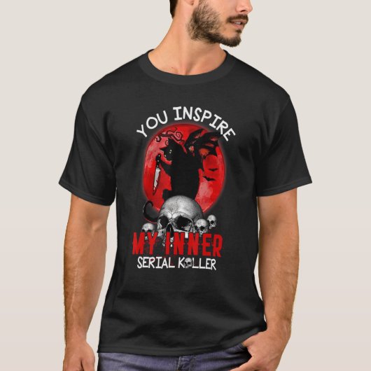 T-shirt Vous Inspire Mon Hallo Chat Noir Kller Serial Inté (Devant)