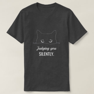 T-shirt Vous jugeant silencieusement de manière personnali