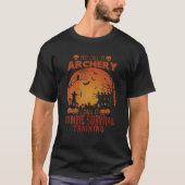 T-shirt Vous L'Appelez Tir À L'Arc Zombie Survival Trainin (Devant)