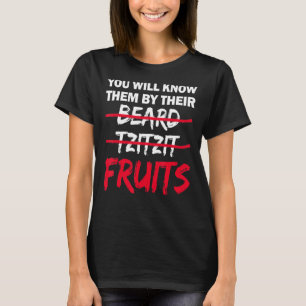 T-shirt Vous Les Connaîtrez Par Leurs Fruits Tzitzit À La