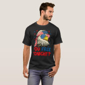 T-shirt Vous Libérez Ce Soir Bald Eagle Mullet American Fl (Devant entier)
