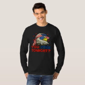 T-shirt Vous Libérez Ce Soir Bald Eagle Mullet American Fl (Devant entier)