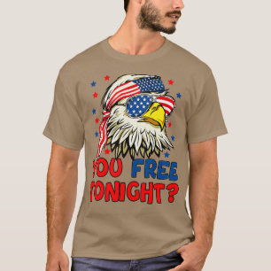 T-shirt Vous Libérez Ce Soir Bald Eagle Mullet American Fl
