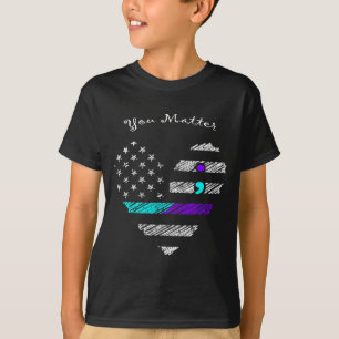 T-shirt Vous Marche de sensibilisation à la prévention du