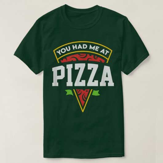 T-shirt Vous M'Avez Eu À La Pizza 38216191 (Design devant)