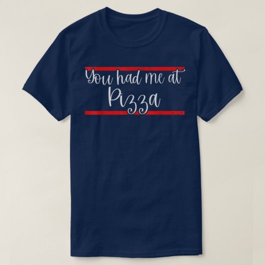 T-shirt Vous M'Avez Eu À Pizza2307 (Design devant)