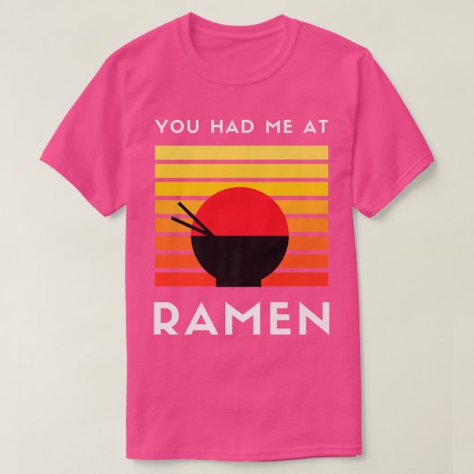 T-shirt Vous M'Avez Eu À Ramen3035 (Design devant)