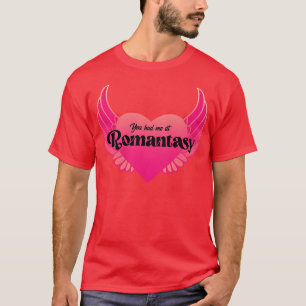 T-shirt Vous M'Avez Eu À Romantasy Hot Pink and Gold