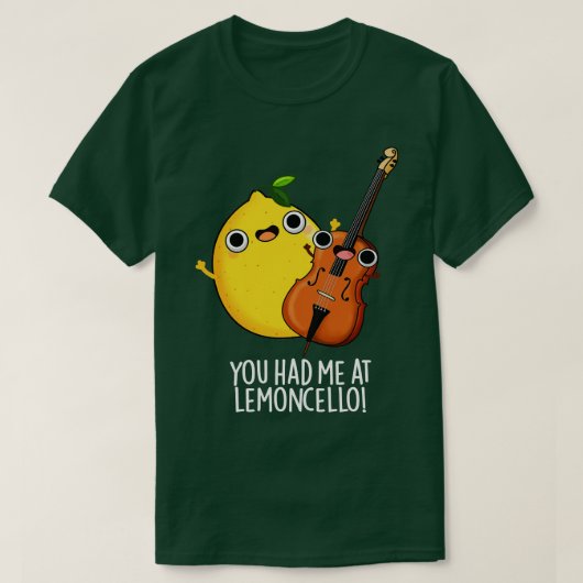 T-shirt Vous M'Avez Eu Au Lemoncello Funny Drink Pun 1 (Design devant)