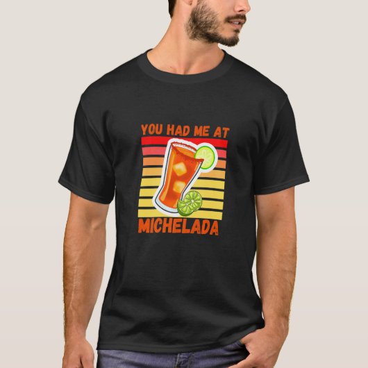 T-shirt Vous M'Avez Eu Au Michelada Mexican Cerveza cockta (Devant)
