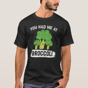 T-shirt Vous M'Avez Eu Chez Broccoli Vegan Vegetable Veg S