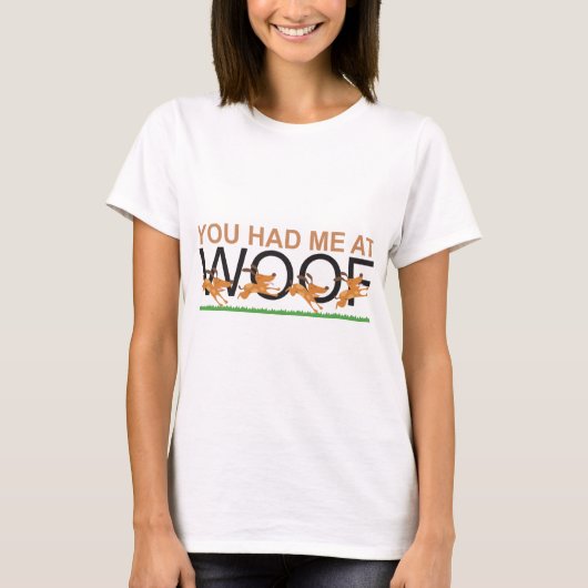 T-SHIRT VOUS M'AVEZ EU CHEZ WOOF (Devant)