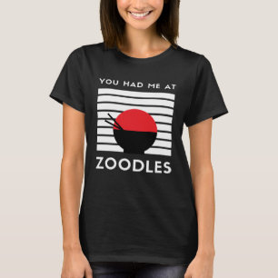 T-shirt Vous M'Avez Eu Chez Zoodles Keto Foodie