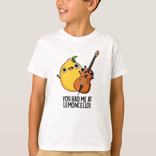 T-shirt Vous M'Avez Fait Boire Du Pun Au Citron-violoncell (Devant)