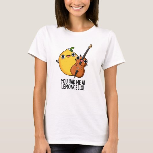 T-shirt Vous M'Avez Fait Boire Du Pun Au Citron-violoncell (Devant)