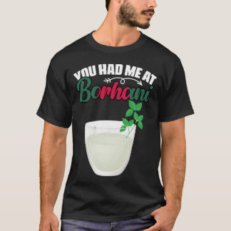 T-shirt Vous m'avez fait rire Nourriture bangladaise Borha