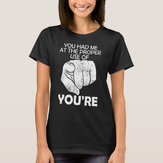 T-shirt Vous M'Avez Fait Utiliser Comme Il Faut Du Thé Ang