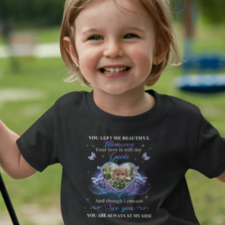 T-shirt Vous m'avez laissé de beaux souvenirs Photo person