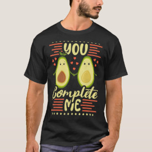 T-shirt Vous me complétez, Avocado Couple Valentin